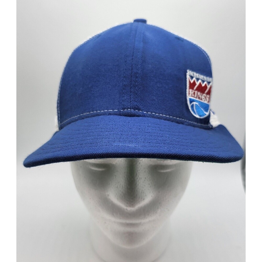 Sacramento Kings Fitted Mesh Trucker Hat Hardwood Classics New Era Size 7 5/8